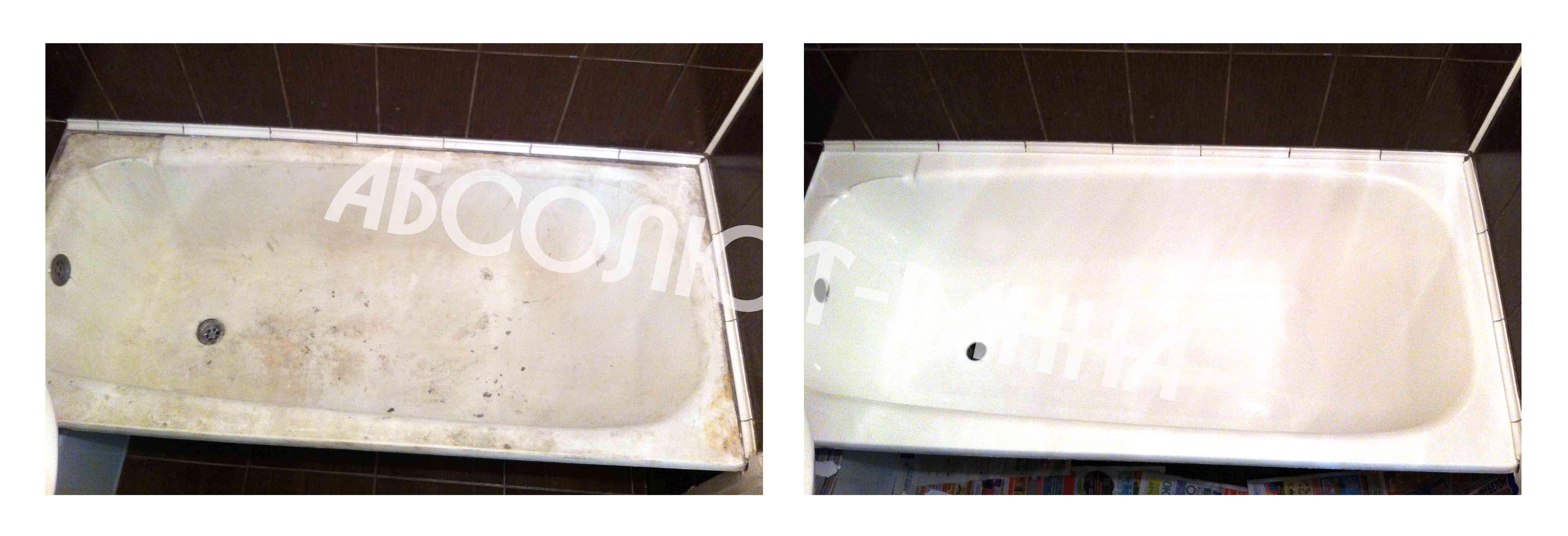 Реставрация ванн наливным акрилом в Новокузнецке